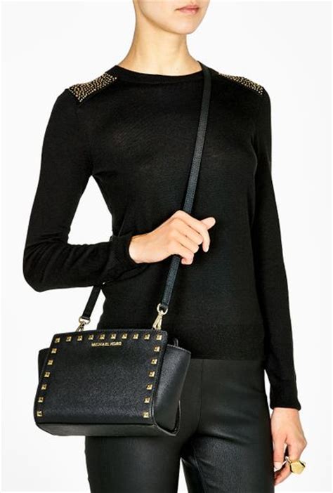 michael kors messenger selma|Michael michael kors selma medium messenger .